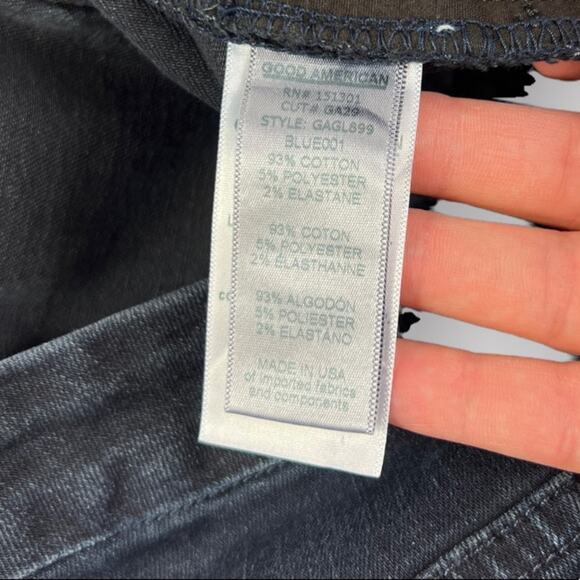 Good American Good Legs Skinny Jeans Blue001 Size 22 - Picture 8 of 9